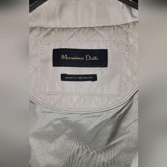 Massimo Dutti women's beige zipper jacket size small - Picture 3 of 15